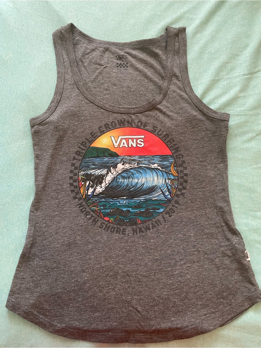 VANS Off The Wall 2019 Triple Crown of Surfing North Shore Hawaii Tank Top